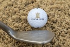 Moor park golf ball in bunker