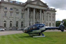 helicopter landing at Moor Park