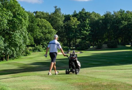 men on golf green