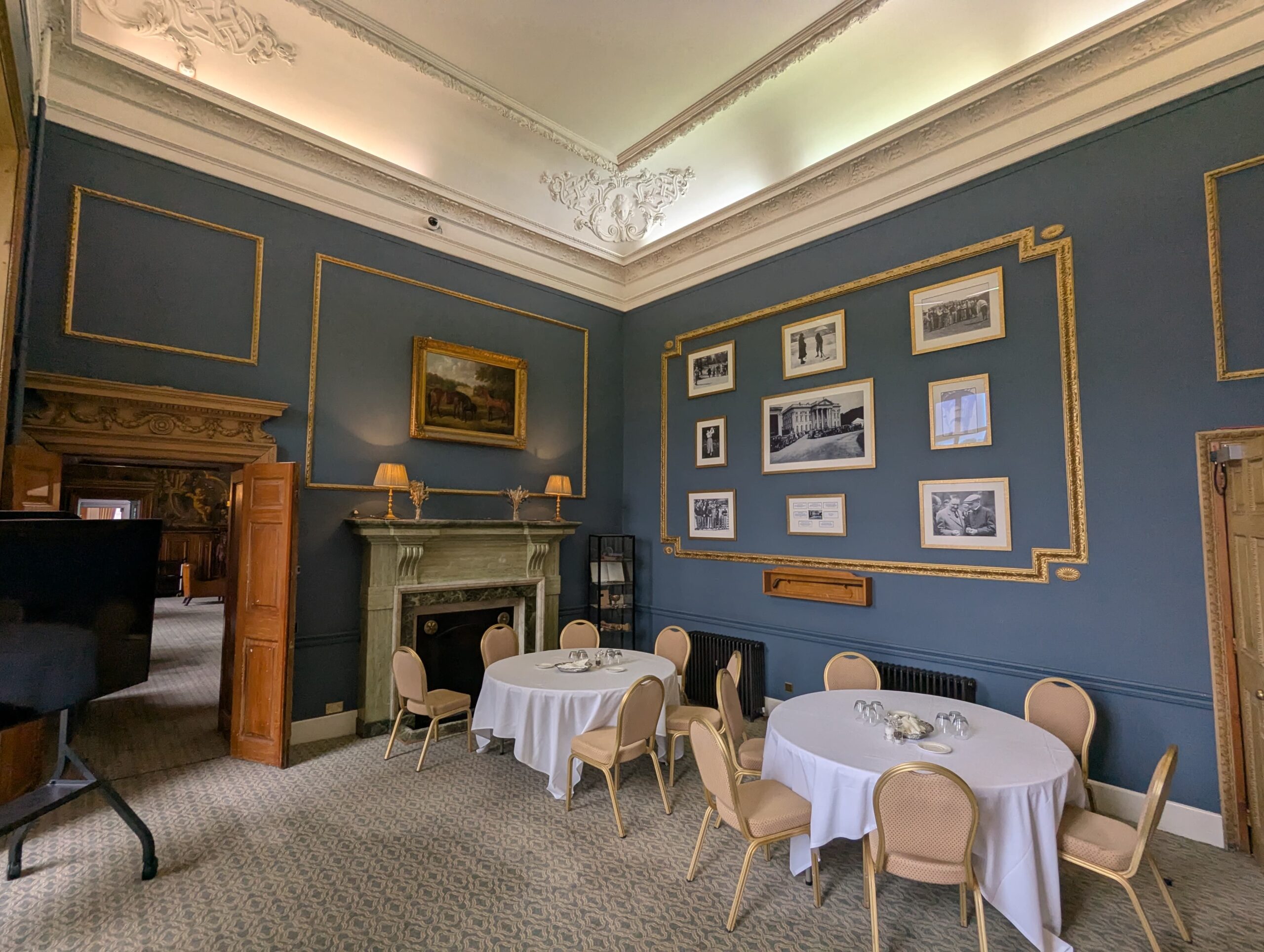 Moor Park party venue harry colt room setup