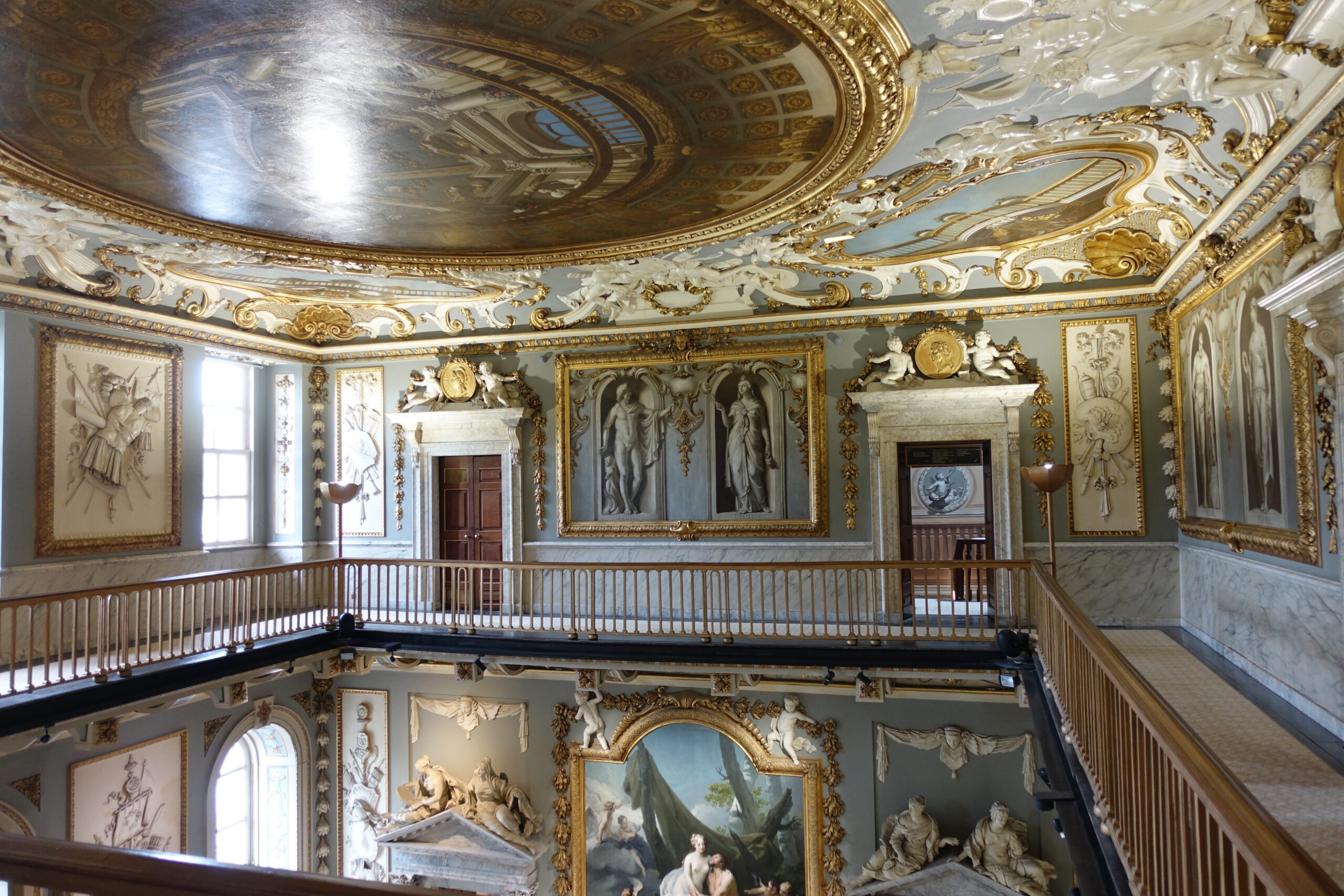 Our Main Hall balcony, a beautiful place to host a Celebration of Life in Hertfordshire