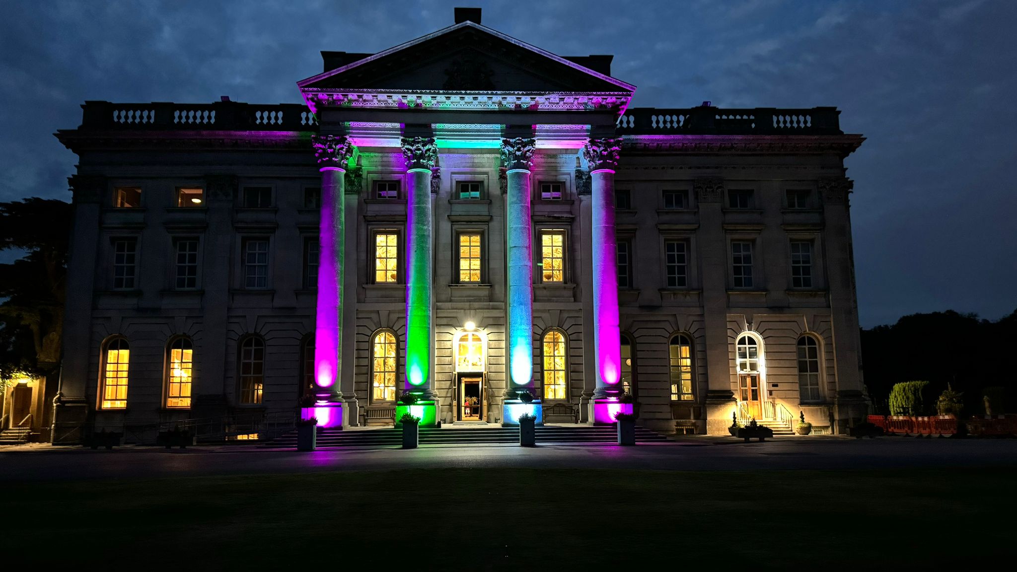 Party and events venue Hertfordshire mansion exterior