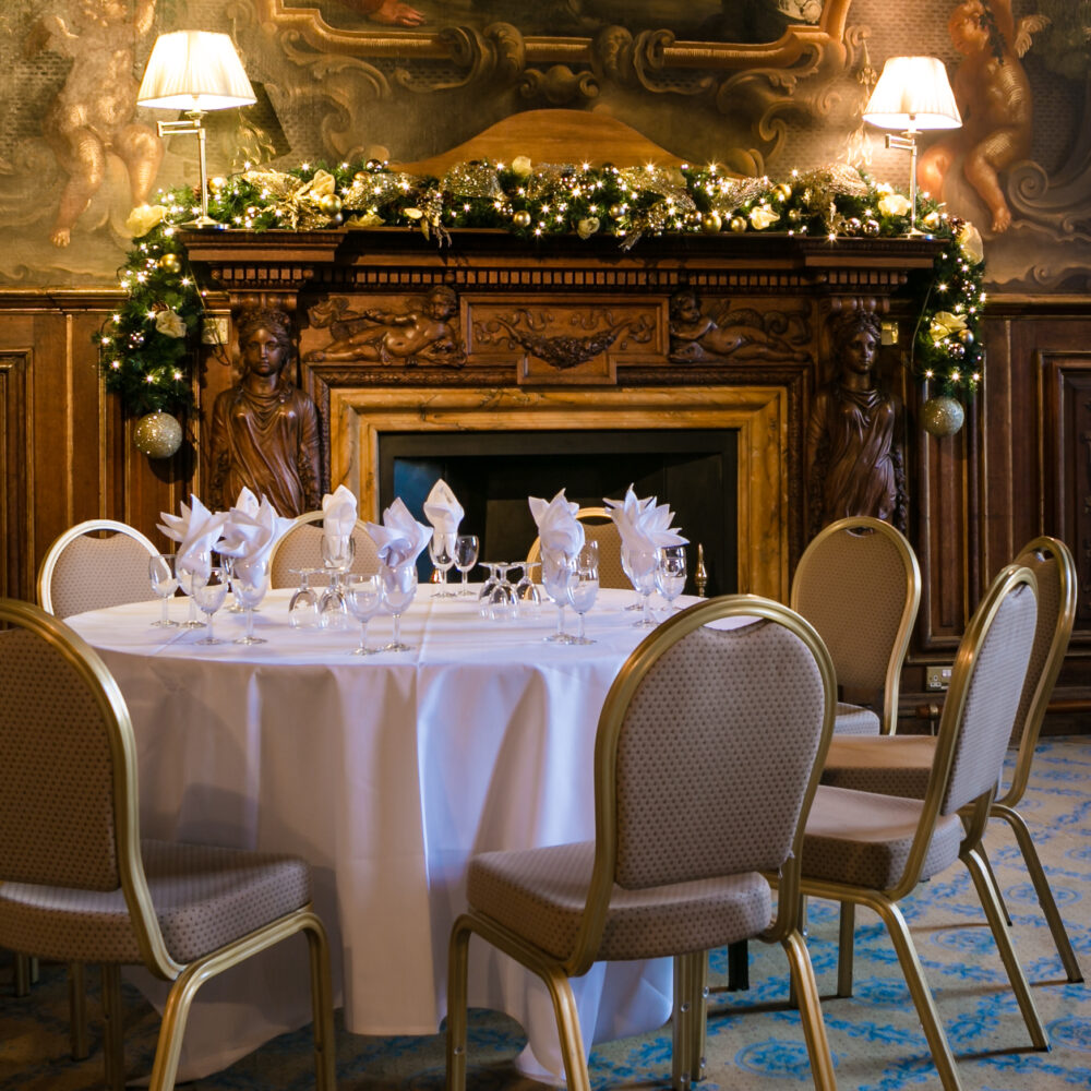 christmas dinner part at moor park golf club