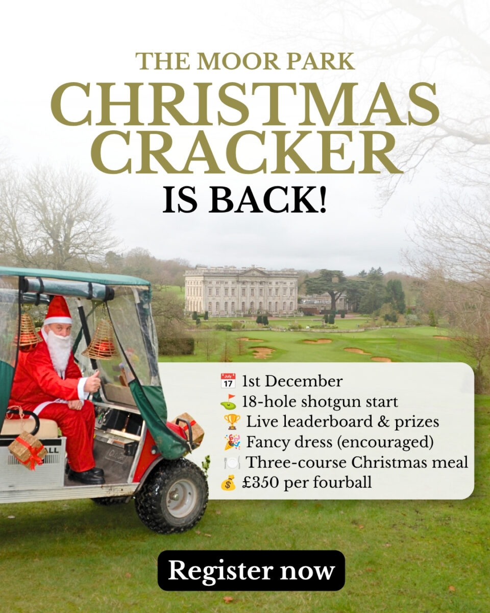 christmas cracker golf competition at moor park